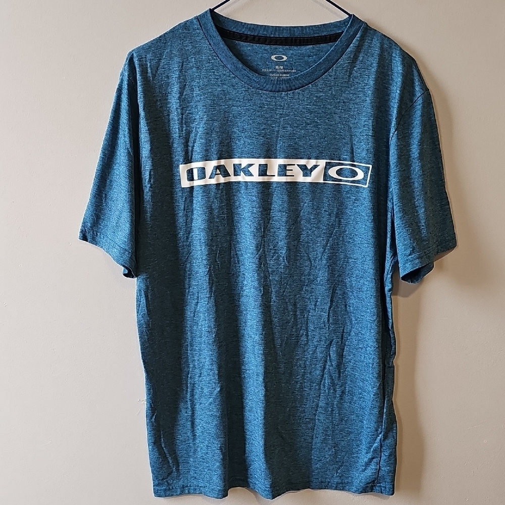 Oakley Medium Blue Short Sleeve Shirt